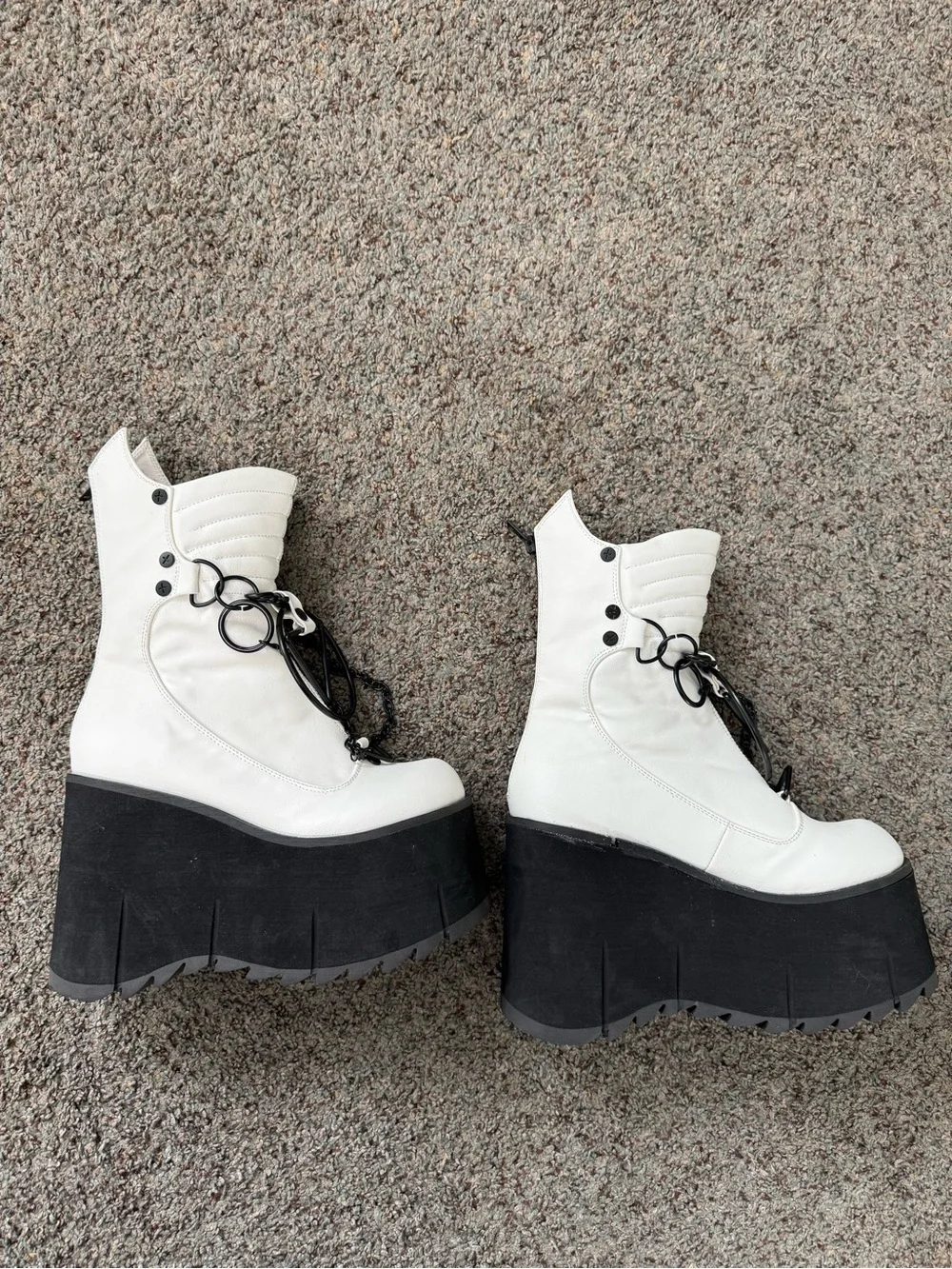 *FLAWED* Demonia Kera-130 Platform Calf High Boots